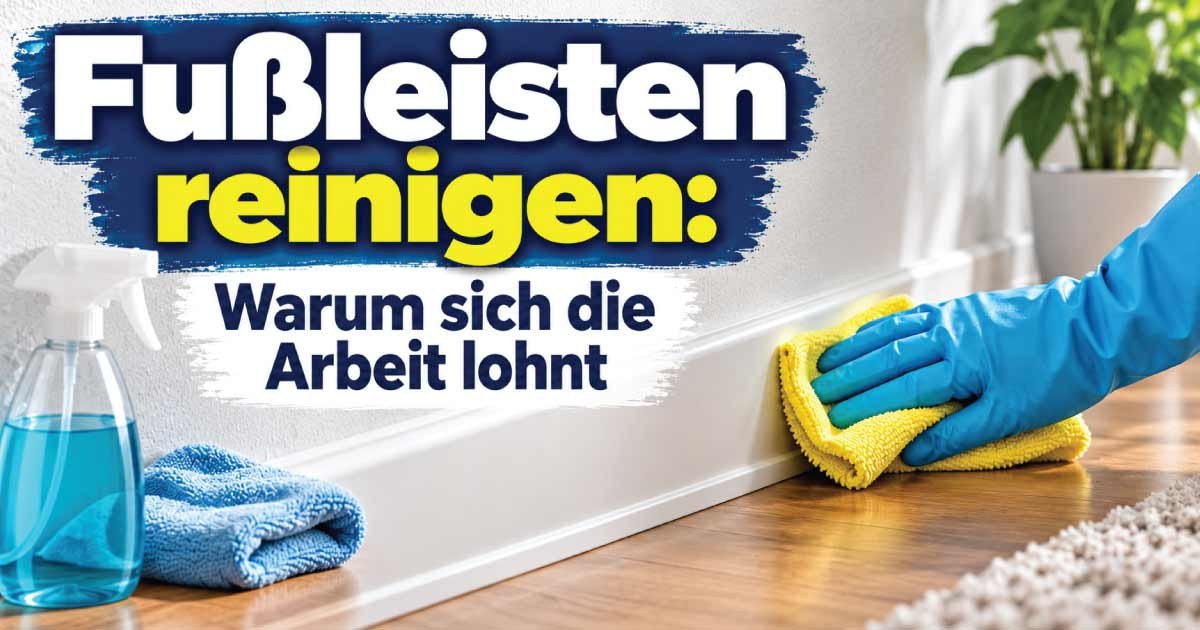 Fußleisten reinigen