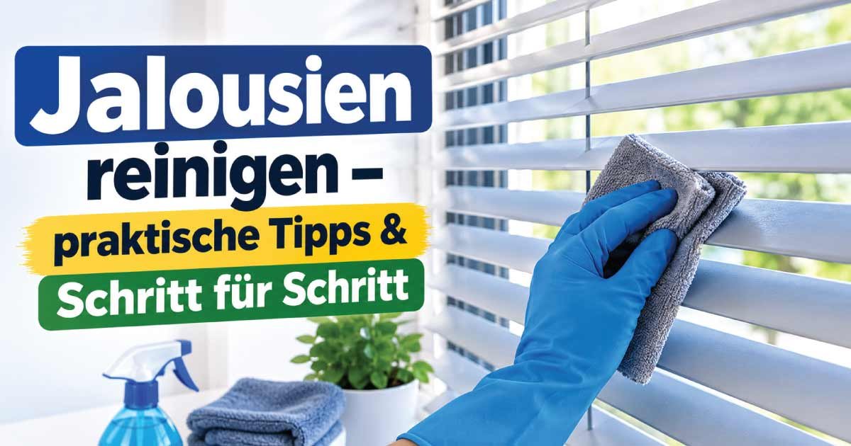 Jalousien reinigen