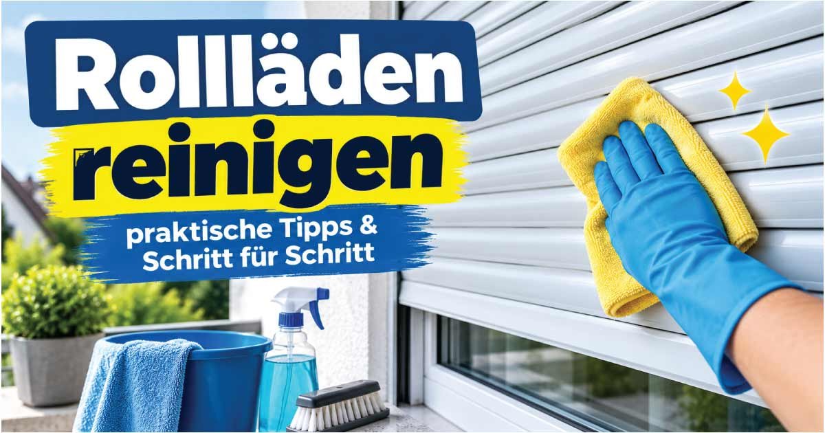 Rollläden reinigen