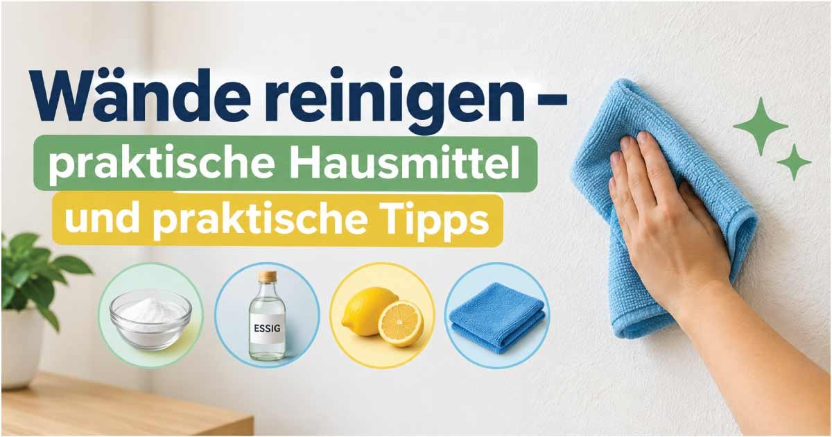 Wände reinigen