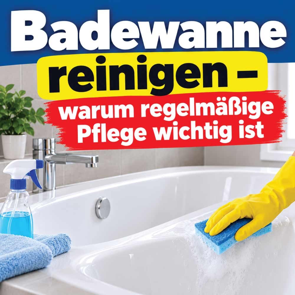 Badewanne reinigen
