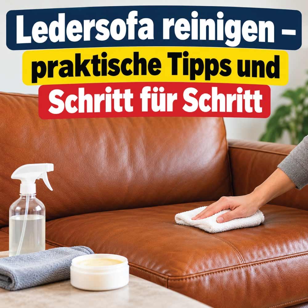 Ledersofa reinigen