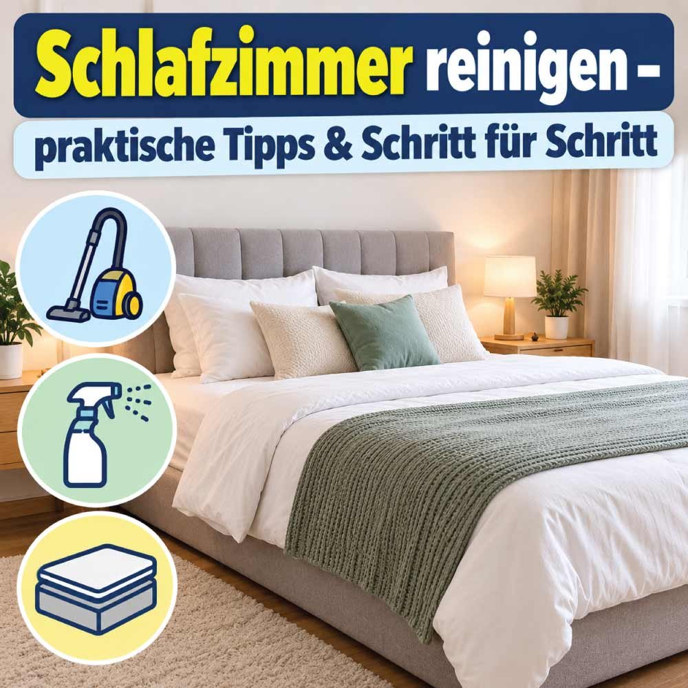 Schlafzimmer reinigen