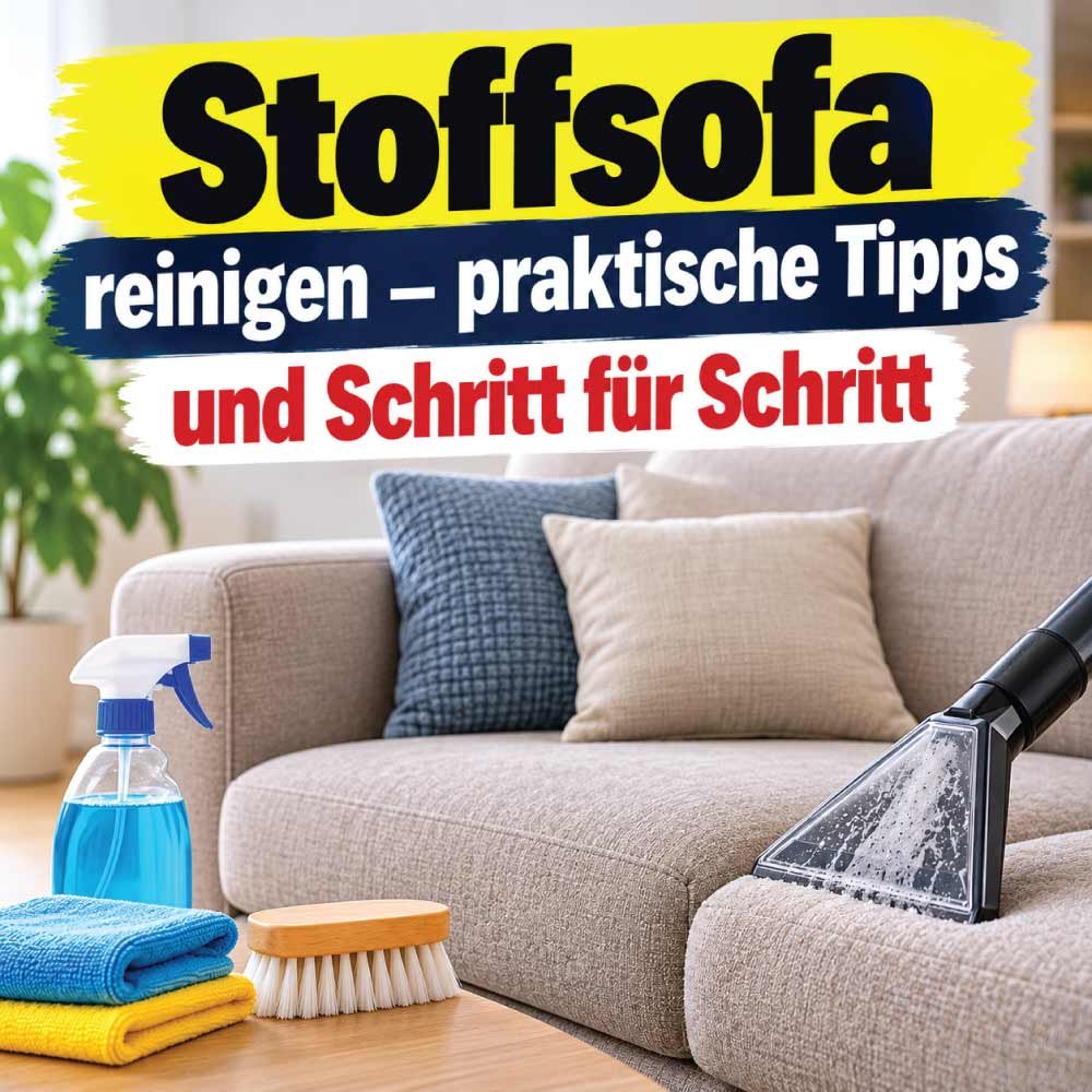 Stoffsofa reinigen