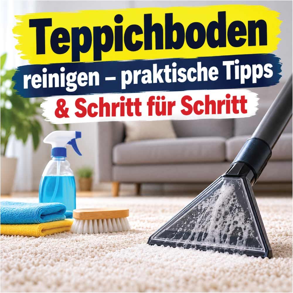 Teppichboden reinigen